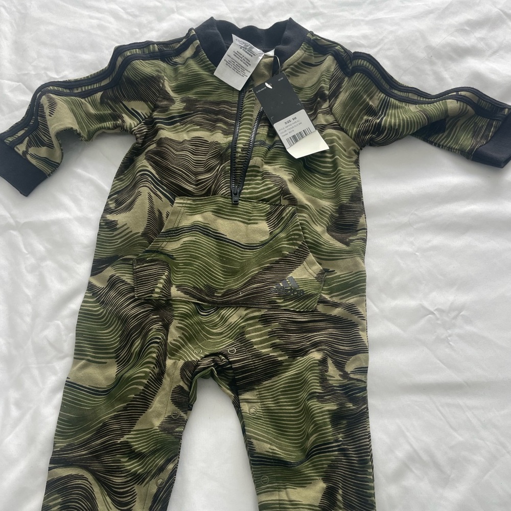 Adidas camouflage onesie 
Brand new
9 months